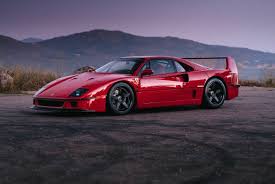 Ferrari F40 Strikes A Pose With Hre Wheels Carscoops Ferrari F40 Ferrari Ferrari Car