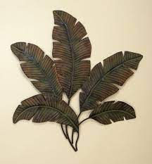 New Metal Wall Art Palm Tree Leaves Home Indoor Outdoor Patio Decor Beautiful Leaf Wall Art Metal Tree Wall Art Metal Wall Decor