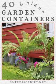 Check out our round planter selection for the very best in unique or custom, handmade pieces from our planters & pots shops. 40 Unique Container Gardening Ideas Empress Of Dirt