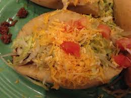 Unique Puffy Soft Shell Taco At El Charro Mexican Restaurant In Fraser Michigan Mexican Food Recipes Food Homemade Mexican