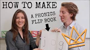 how to make a phonics flip book phonics series