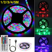 Led flexible strips can be used in all sorts of places ranging from home use to the industrial setting. 3528 Smd Usb Led Strip Lights Rgb Multicolor Changing Mood Music Mode Light Strip For Home Lighting Kitchen Bed Flexible Strip Lights 44 Keys Remote Control Battery Is Not Include Walmart Canada