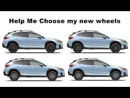 The 2018 subaru crosstrek starts at $21,795 for the base 2.0i model, but our. 2018 Crosstrek Help Me Choose Off Road Wheels And Tires Youtube