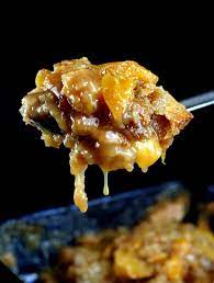 Butterscotch Peach Cobbler Pandowdy Or Caramel Peach Cobbler Pandowdy Recipe Peach Recipe Eat Dessert Fruit Cobbler