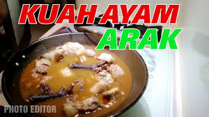 Ayam masak arak ( resep kesehatan tradisional orang tionghua. Kuah Ayam Arak Youtube