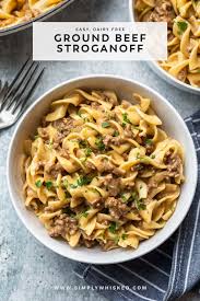 Ground Beef Stroganoff Recipe In 2020 Ground Beef Stroganoff Ground Beef Stroganoff