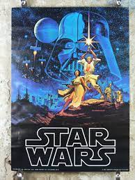 1977 Hildebrandt Star Wars Poster, Vintage Style B, Luke Skywalker ...