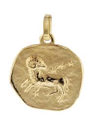(um welche uhrzeit?) when?, what time?; Trendor 08728 Sternzeichen Anhanger Widder 333 Gold 16 Mm