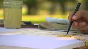 Georgetown Woman Sells Paintings To Support Downtown Businesses Kvue Com I can tell you that you don't want me to touch your walls!