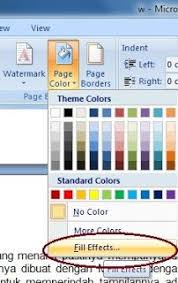Cara Memberi Background Pada Ms Word Yang Menarik Belajar Aplikasi
