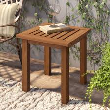 Coffee table sets, two tables meet your different needs. Cucunu Side Table For Patio With Storage Wooden Outdoor Indoor Small Coffee End Table Books Rustic Tray Square Wood Garden 18 X 18 Inch Tables Patio Lawn Garden Fcteutonia05 De