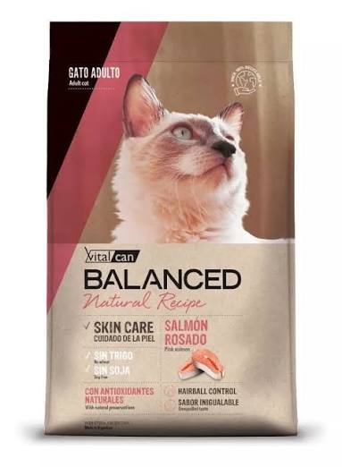VITAL CAN NATURAL RECIPE GATO SALMON X3KG