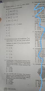 Soal pat ukk matematika kelas 7 smp mts k 13 beserta kunci jawaban sobang 2. Tolong Kak Bantuin Ini Dari Buku Detik Detik Kelas 6 Halman 210 Nomer 10 14 Pake Caranya Brainly Co Id