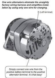 This method makes the alternator start charging as soon as the. Tuff Stuff Shows Us How Easier It Is To Wire A 1 Wire Alternator Car Alternator Alternator Alternator Repair