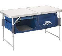 Buy Trespass Camping Table With Storage Camping Tables Argos Camping Chairs Camping Table Camping Storage