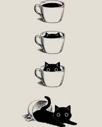 Drawing Tumblr Cat Drawing Cute Art Cat Coffee