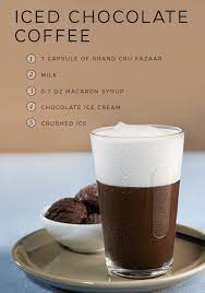 Iced Chocolate Coffee Recipe Chocolate Coffee Coffee Recipes Nespresso Recipes