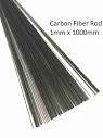 Carbon Fiber Rod 1mm x 1000mm - WIND CATCHER RC
