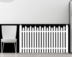 These cute primitive country picket fences are made from rustic wood. Picket Fence Decor Etsy