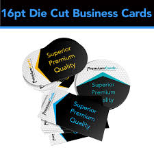 We are develope special design of. 16pt Die Cut Business Cards Premiumcards Net Custom Business Cards Premium Business Cards