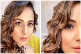 The neckline is a prominent part of the overall dress design, and so you want to put it on display. Hina Khan Looks Sexy In Maroon Halter Neck Dress With Curly Hair In Her Latest Picture India Com
