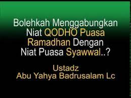 Niat Puasa Nyaur Bulan Ramadhan