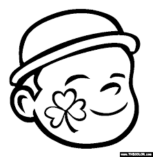 Popular halloween coloring pages, thanksgiving pages to color and fun christmas coloring pages too! St Patricks Day Online Coloring Pages