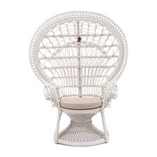 I am about 150 lbs/68 kgs and they are sturdy enough for me. Peacock Chair White
