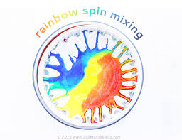 Science Art Rainbow Spin Mixing Babble Dabble Do If you want your kid to learn drawing different things and having fun at the same time, this website is perfect fit.