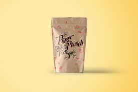 Airtight Paper Pouch Mockup Free Package Mockups In 2020 Pouch Packaging Packaging Mockup Paper Pouch