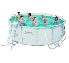 Piscine Tubulaire Ronde Power Steel Frame Pool 427 X 122 Cm Au Meilleur Prix Piscina Acessorios Cobertor