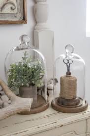 Best Glass Dome Decorating Ideas And Inspiration Learn What To Put Inside The Domes For A Farmhouse Touch R Dome Decorating Chic Home Decor Shabby Chic Homes