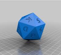 Find & download free graphic resources for alphabet dice game. Alphabet Dice 3d Models To Print Yeggi