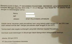 Contoh Paklaring Pt Iss Indonesia Surat Pengalaman Kerjanya Begini Loker Karir Cute766 Silahkan pilih accounting administrasi aktuaria audit business process claim administration claim analyst collection corporate secretary customer service driver finance general affairs hotline. contoh paklaring pt iss indonesia surat