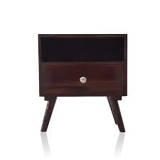 Check out our wooden drawer bedside table selection for the very best in unique or custom, handmade pieces from our vanities & nightstands shops. Sheesham Engineered Wood Bedside Table For Bedroom Living Room End Table With 1 Drawer And 1 Shelf Storage Brown Decornation
