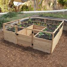 Simple raised bed with 4×4 posts. Outdoor Living Today Rb88 8 Ft X 8 Ft Raised Garden Bed Rb88 Rona