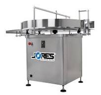 39" Stainless Steel Rotary Accumulation Table and Container Unscrambler