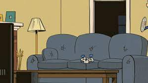 Living room interior cartoon royalty free vector image. The Loud House No Weekend Plans No Problem Head Over To