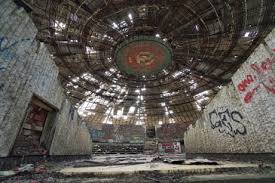 In 1891 the mountain was the site chosen for the first congress of the bulgarian social democratic workers party (later the bulgarian communist party) led by dimitar blagoev. Abandoned House Of The Bulgarian Communist Party Mount Buzludzha Bulgaria 9gag