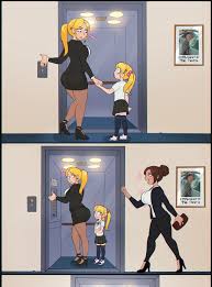 Shadman Elevator Futanari Action - Hentai Comic