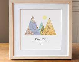 Personalized Map Art Wedding Gifts Anniversary Gifts By Agierdesign Personalized Map Art Wedding Gift Art Art Gift