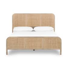This rattan bed frame, with a unique, woven structure, will be the perfect choice for people who want to add some exotic charm to their bedroom. Modern Rattan Bed
