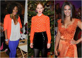 Venta Blusas Color Naranja Neon En Stock