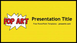 Free powerpoint ppt presentation templates themes, background, & infographics designs. Free Pop Art Powerpoint Template Prezentr Free Ppt Templates