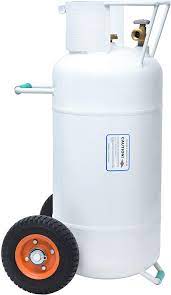 There are some common varieties of horizontal propane tanks. Buy Flame King Ysn40hog 40 Lb Pound Horizontal Vertical Propane Cylinder Type 1 Opd Valve White Online In Vietnam B084h29fmf