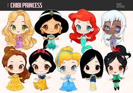 sute 9 images anime chibi princess digital clipart set 2 characters graphics stickers instant download png file 300 dpi in 2021 anime chibi chibi anime