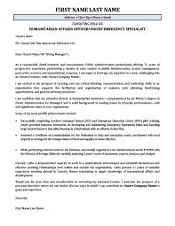 Humanitarian Affairs Officer Resume Template Premium Resume Samples Example