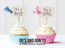 Do S And Don Ts Of Baby Shower Etiquette Babyprepping Baby Shower Cupcakes Baby Shower Etiquette Baby Shower Fun
