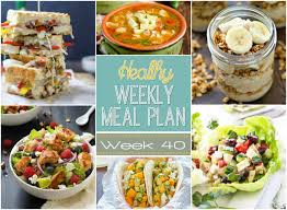 You can learn to prepare healthy meals for the week with less hassle by following a few steps. Healthy Weekly Meal Plan 40 Yummy Healthy Easy