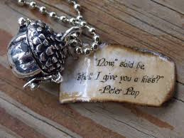 Once Upon A Time Gifts Once Upon A Time Necklace Peterpan Necklace Peter Pan Jewelry Once Upon A Time Peter Pan Peter Pan